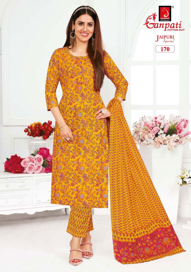 Jaipuri Special Vol 5 By Ganpati Cotton Dress Material
